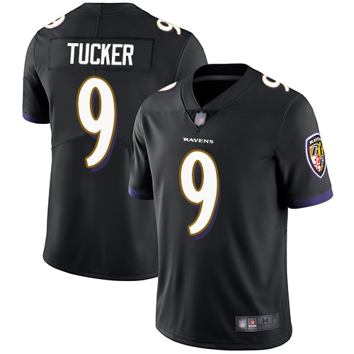 Baltimore Ravens Limited Black Men Justin Tucker Alternate Jersey NFL Football #9 Vapor Untouchable